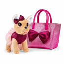 Chi Chi Love Bow Fashion Knuffelhond in tas