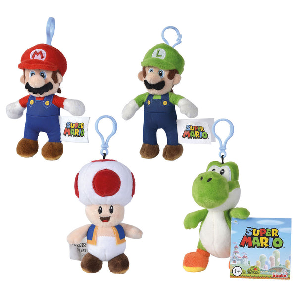 Super Mario Pluchen Knuffel Sleutelhanger