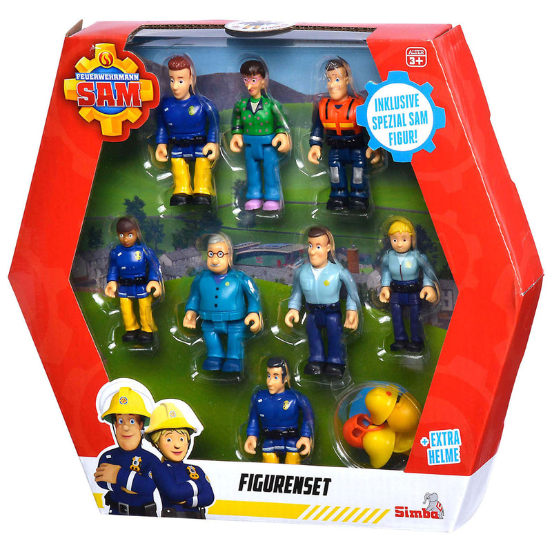 Brandweerman Sam Speelfiguren, 8st.