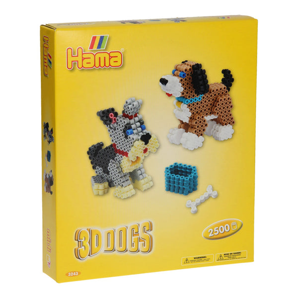 Hama 3D Strijkkralen Honden 2500 Stuks