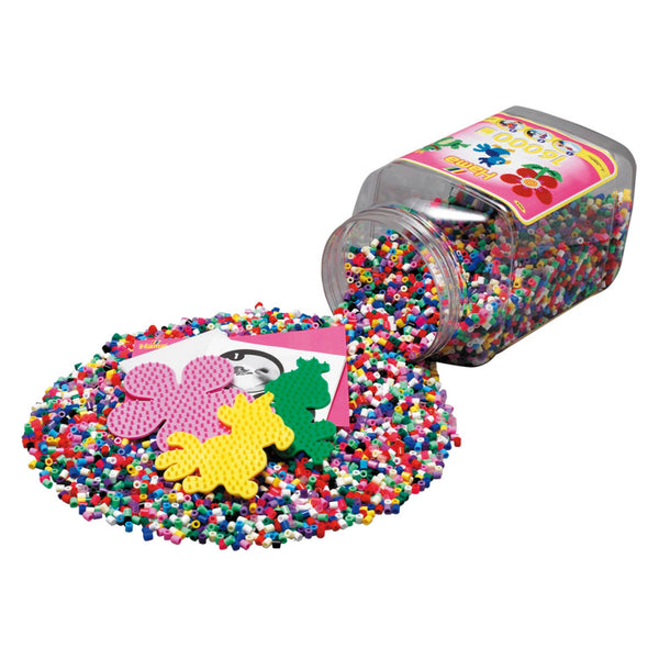Hama Strijkkralenset in Pot, 16.000st.