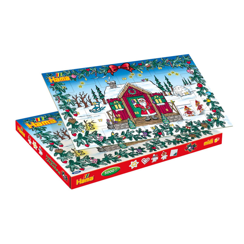Hama Strijkkralen Adventskalender, 5000st.