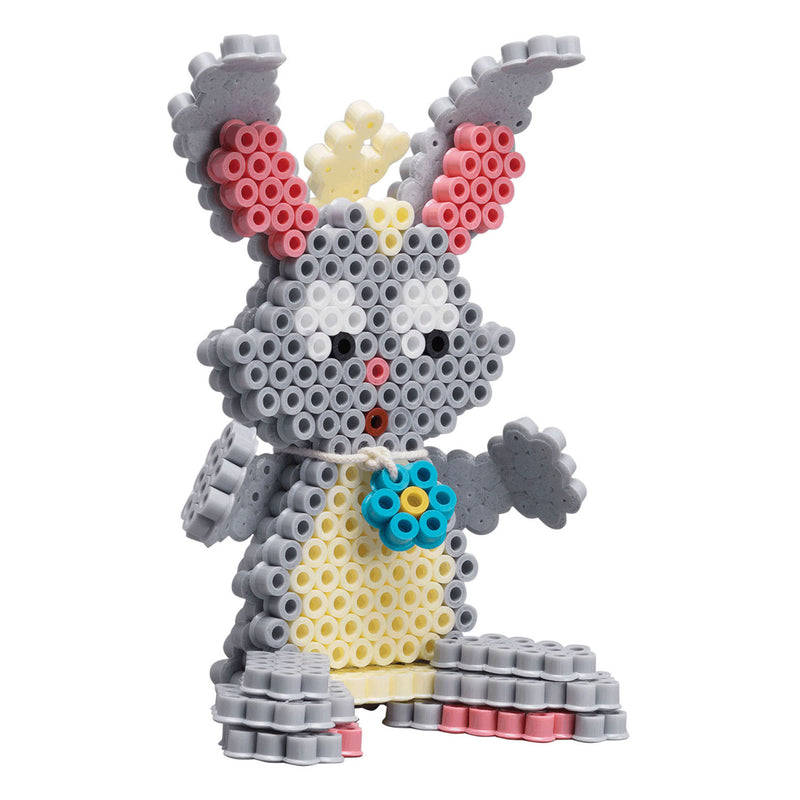 Hama Strijkkralenset 3D Vos & Konijn, 2500st.