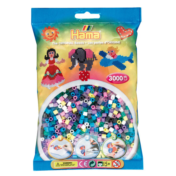 Hama Strijkkralenmix - Pastel Mix (201-69), 3000st.