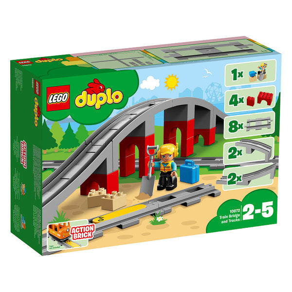 Lego Duplo 10872 Treinbrug en Rails 26-delig