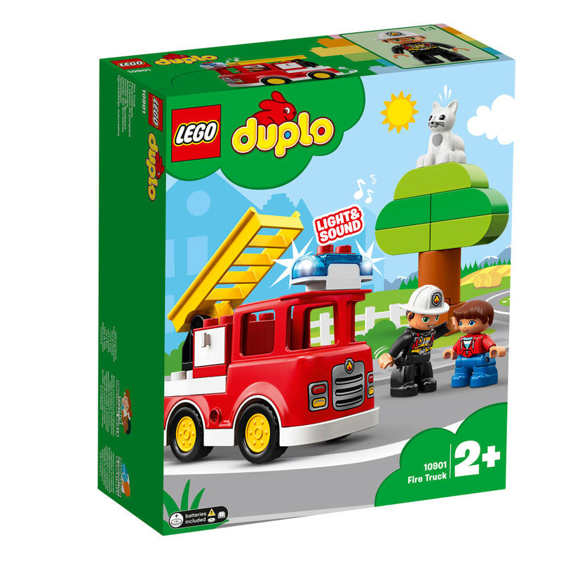 Lego Duplo 10901 Brandweerwagen met Licht en Geluid