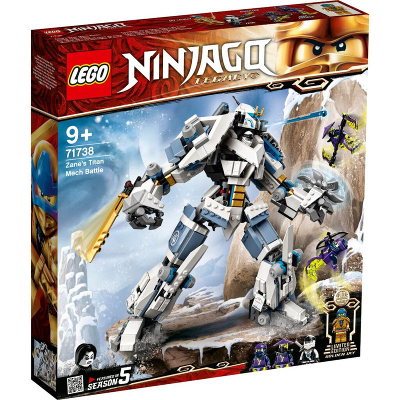 Lego Ninjago 71738 Zane's Titanium Mecha Duel