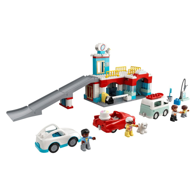 DUPLO Stad Parkeergarage en wasstraat