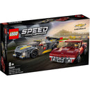 Lego Speed Champions 76903 Chevrolet Corvette C8.R racewagen en 1968 Chevrolet Corvette