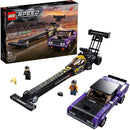 Lego Speed Champions 76904 Mopar Dodge SRT Top Fuel Dragster en 1970 Dodge Challenger