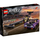 Lego Speed Champions 76904 Mopar Dodge SRT Top Fuel Dragster en 1970 Dodge Challenger