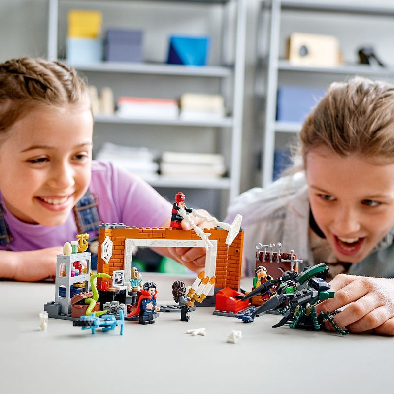 Lego Super Heroes 76185 Spiderman Bij De Sanctum Uitvalsbasis 4 Figuren