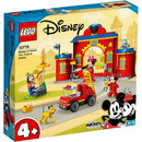 LEGO Disney Mickey en Friends brandweerkazerne en auto