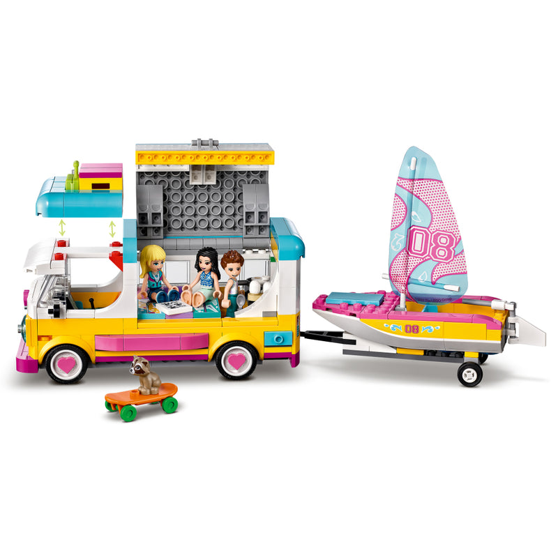 Lego Friends 41681 Boscamper en Zeilboot