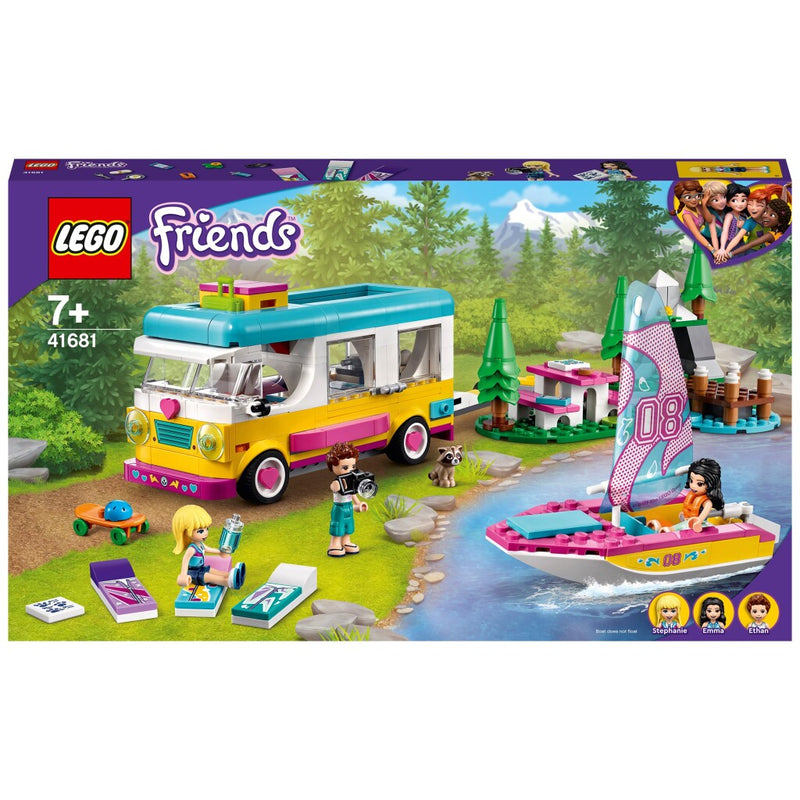 Lego Friends 41681 Boscamper en Zeilboot