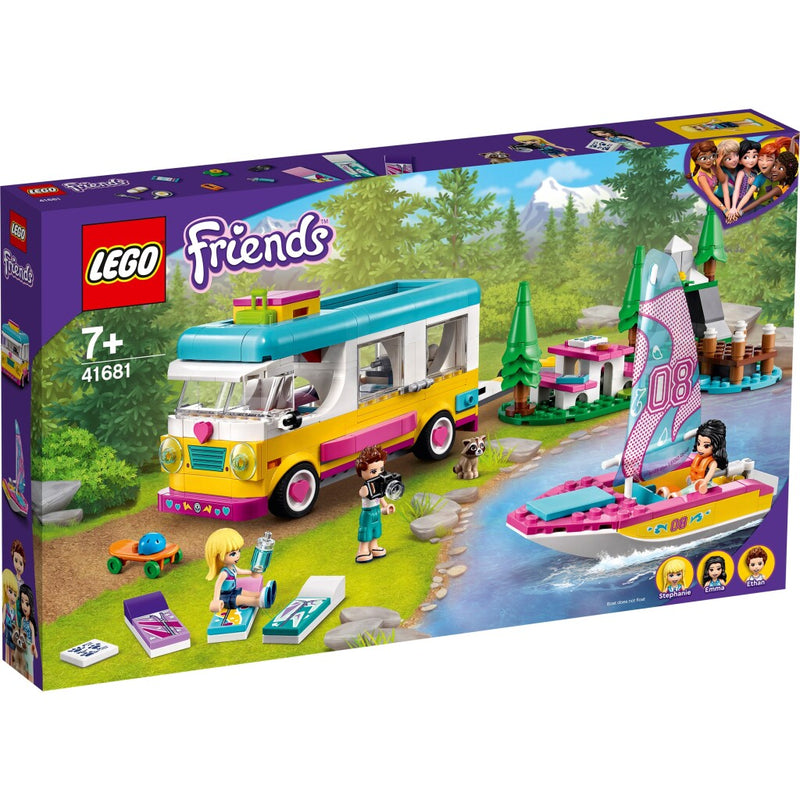 Lego Friends 41681 Boscamper en Zeilboot