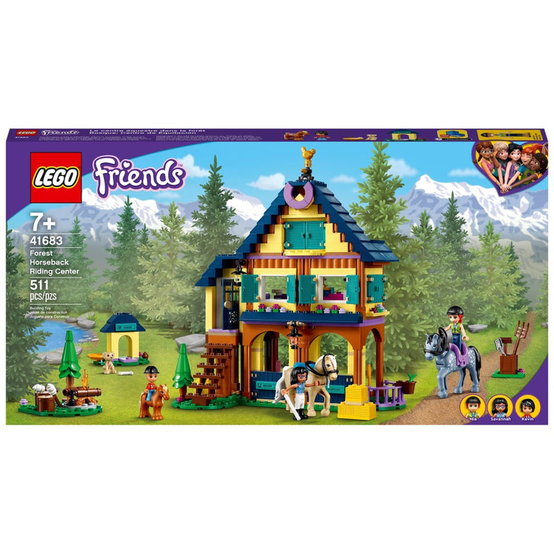 LEGO Friends Paardrijdbasis in het bos