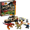 LEGO Jurassic 76951 Pyroraptor en Dilophosaurus Transport