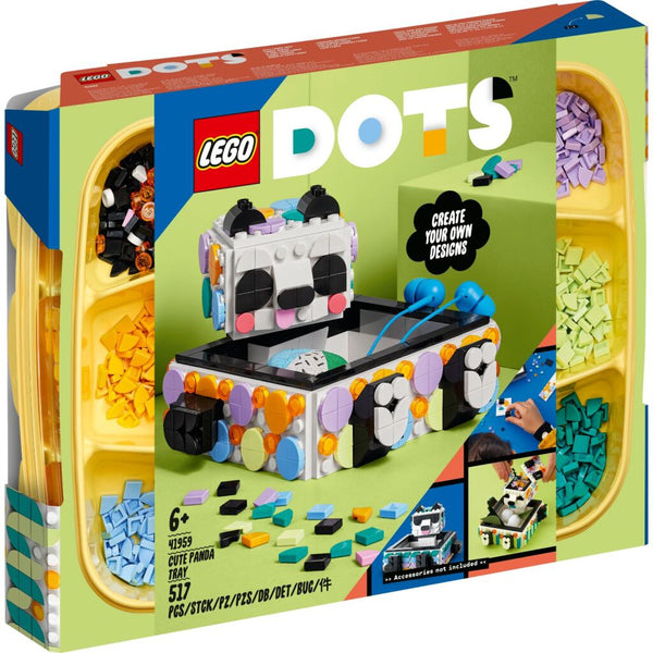 LEGO DOTS Schattige panda bakje