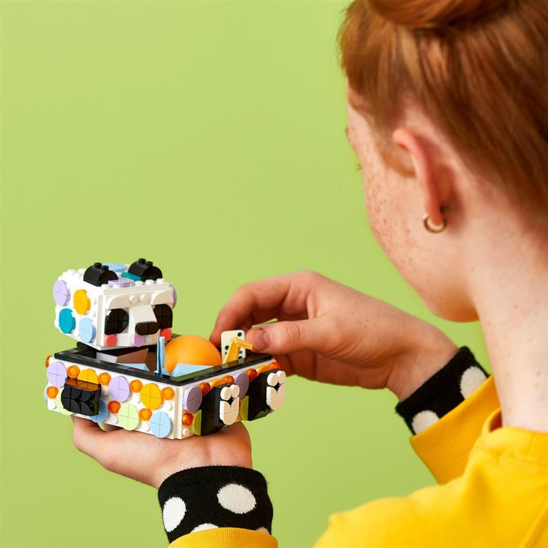 LEGO DOTS Schattige panda bakje