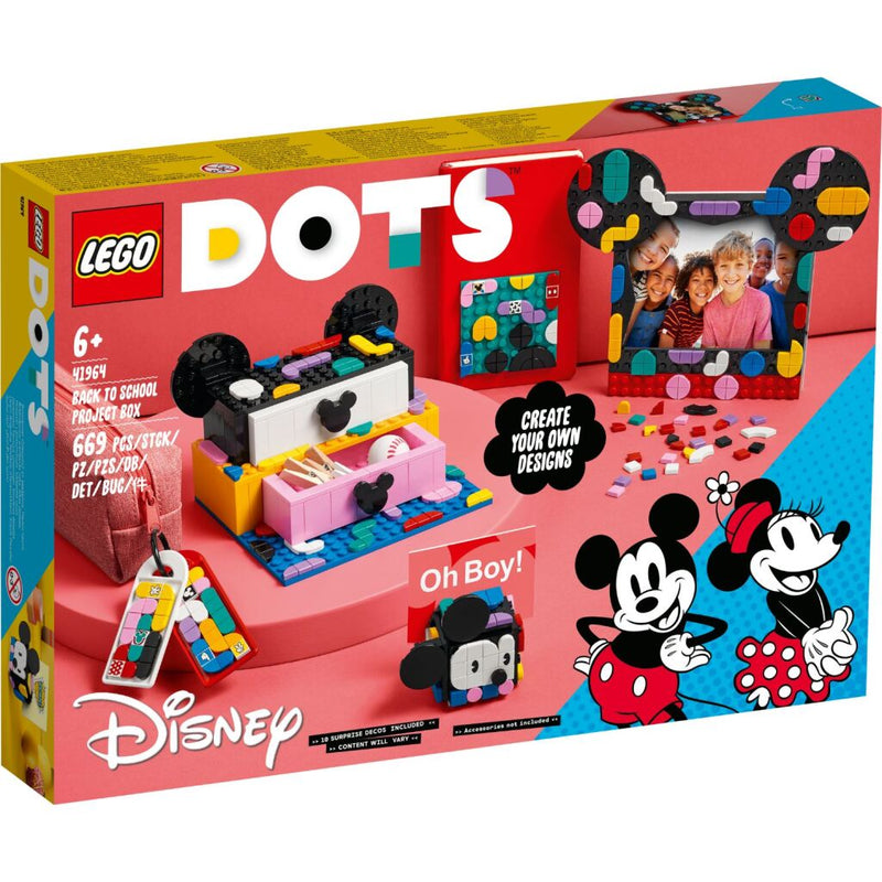 LEGO DOTS 41964 Mickey & Minnie Mouse: Terug naar school