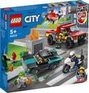 Lego City 60319 Brandweer en Politie Achtervolging