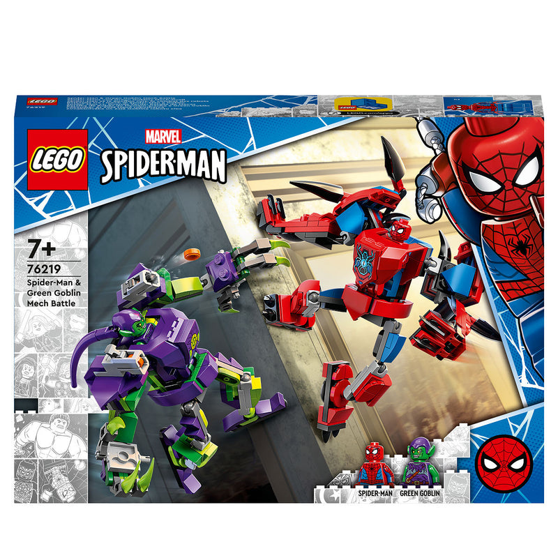 Lego Marvel 76219 Spiderman and Green Goblin Mech Battle