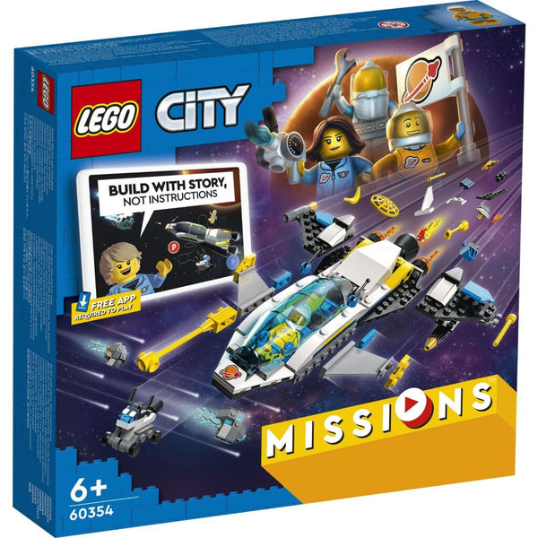 LEGO City Missions Ruimteschip voor verkenningsmissies op Ma