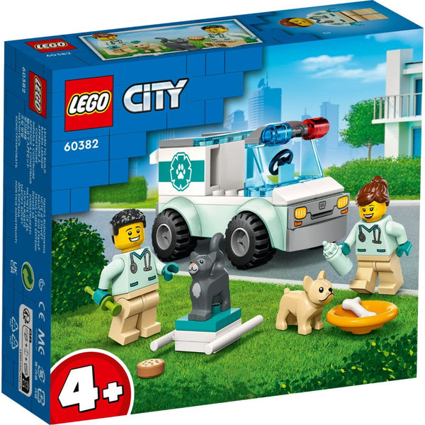 Lego City 60382 Dierenarts Reddingswagen