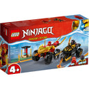 LEGO Ninjago Kai en Ras AND apos; duel tussen auto en motor