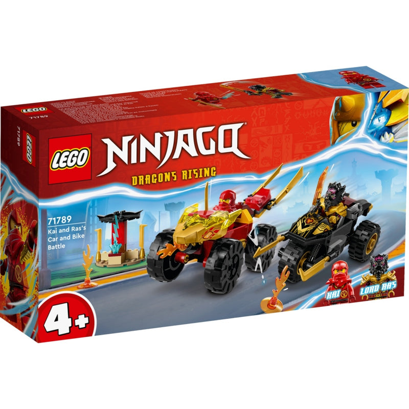 LEGO Ninjago Kai en Ras AND apos; duel tussen auto en motor