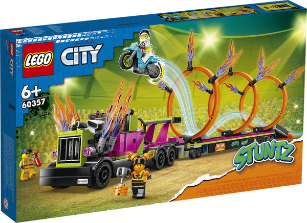 Lego City Stuntz 60357 Stunttruck en Ring of Fire Uitdaging