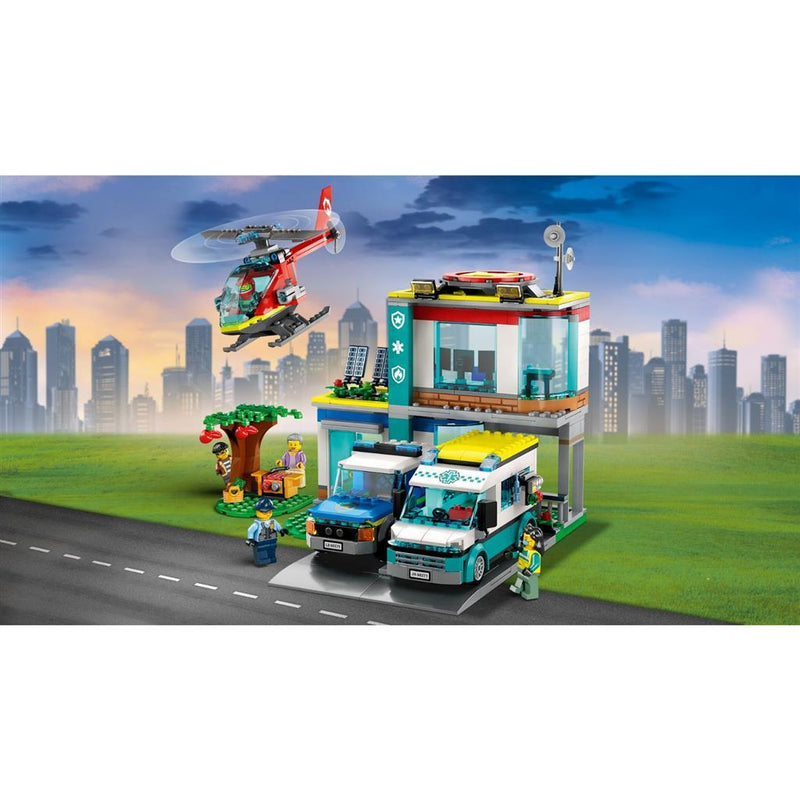 LEGO City Politie Hoofdkwartier van hulpdienstvoertuigen