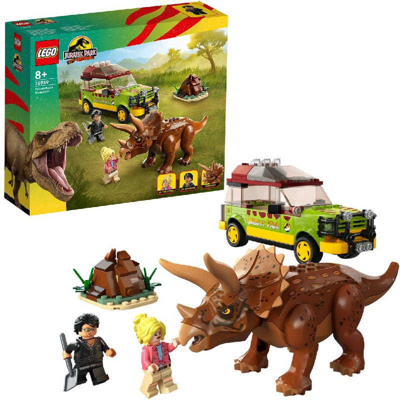 LEGO Jurassic World Triceraptops onderzoek