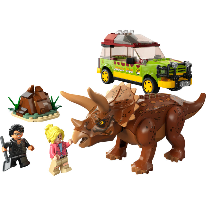 LEGO Jurassic World Triceraptops onderzoek