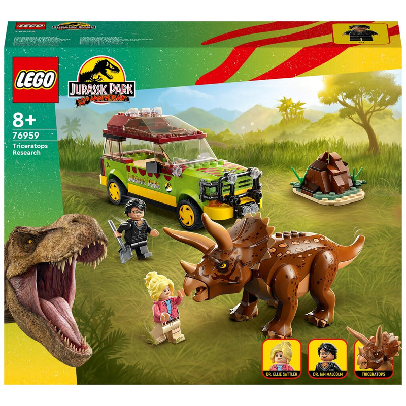 LEGO Jurassic World Triceraptops onderzoek