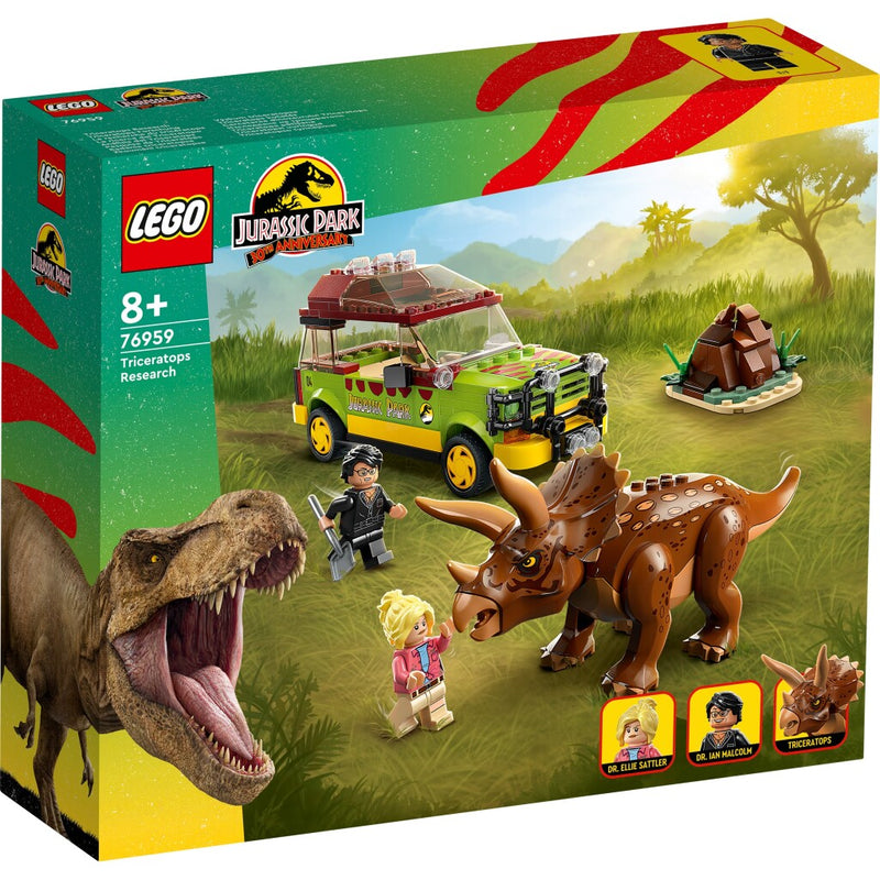 LEGO Jurassic World Triceraptops onderzoek