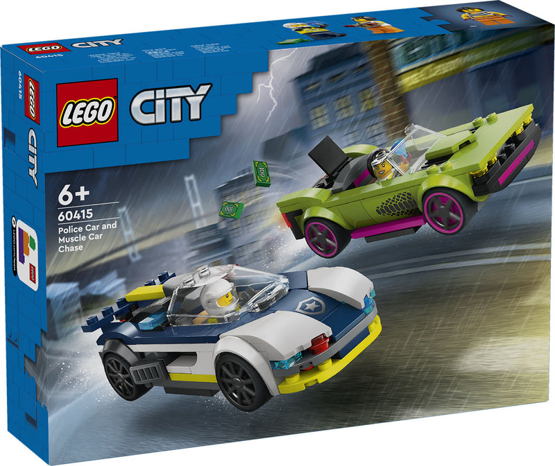Lego City 60415 Politiewagen en Snelle Achtervolging