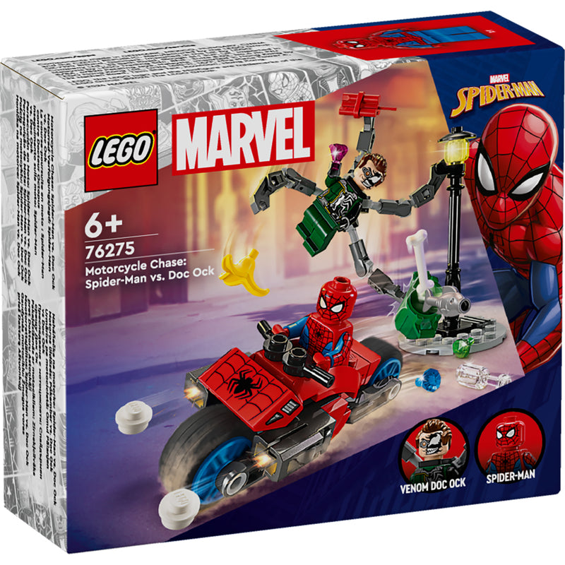 Lego Super Heroes 76275 Motorachtervolging Spiderman vs Doc Ock