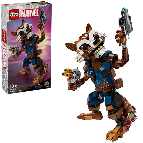 LEGO Super Heroes 76282 Rocket en Baby Groot