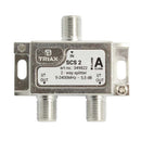 Triax 100349802 Satelliet Splitter F-connector 6.2 Db / 5-2400 Mhz - 2 Uitgangen