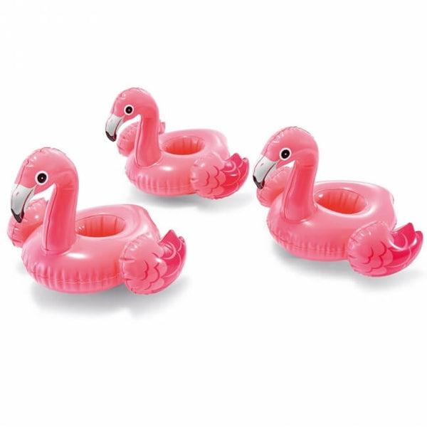 Intex 57500NP Opblaasbare Bekerhouder Flamingo 33x25 cm 3 Stuks