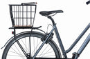 Fietsmand MIK Basil Nordland - voorop en/of achterop 23 liter 40 x 32 x 30 cm - zwart/natural bruin