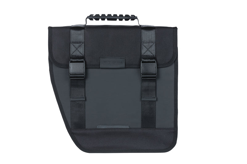 Fietstas Basil Tour Waterproof Left 14 liter 34 x 14 x 34 cm  - zwart