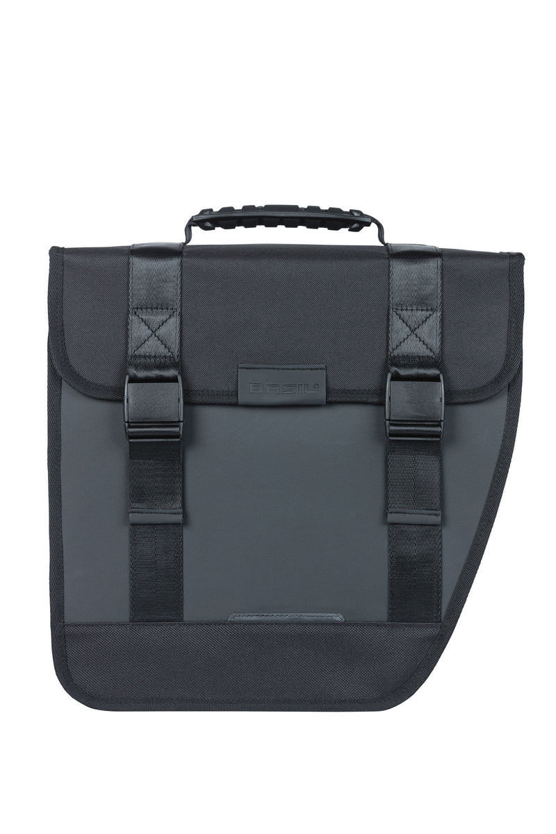 Fietstas Basil Tour Waterproof Right 14 liter 34 x 14 x 34 cm  - zwart