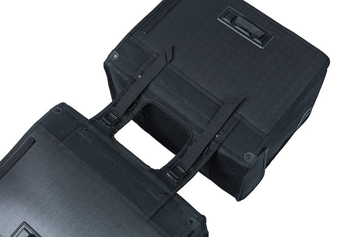 Dubbele fietstas Basil Kavan Eco Classic 68 liter 40 x 25 x 33 cm - zwart