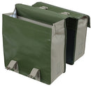 Dubbele fietstas Basil Urban Load 48-53 liter 40 x 17 x 46 cm - moss green/sand