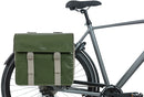 Dubbele fietstas Basil Urban Load 48-53 liter 40 x 17 x 46 cm - moss green/sand