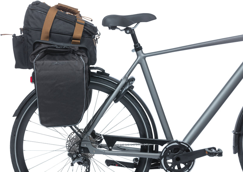 Bagagedragertas Basil Miles XL Pro MIK 9-36 liter 31 x 23 x 22 cm - black slate