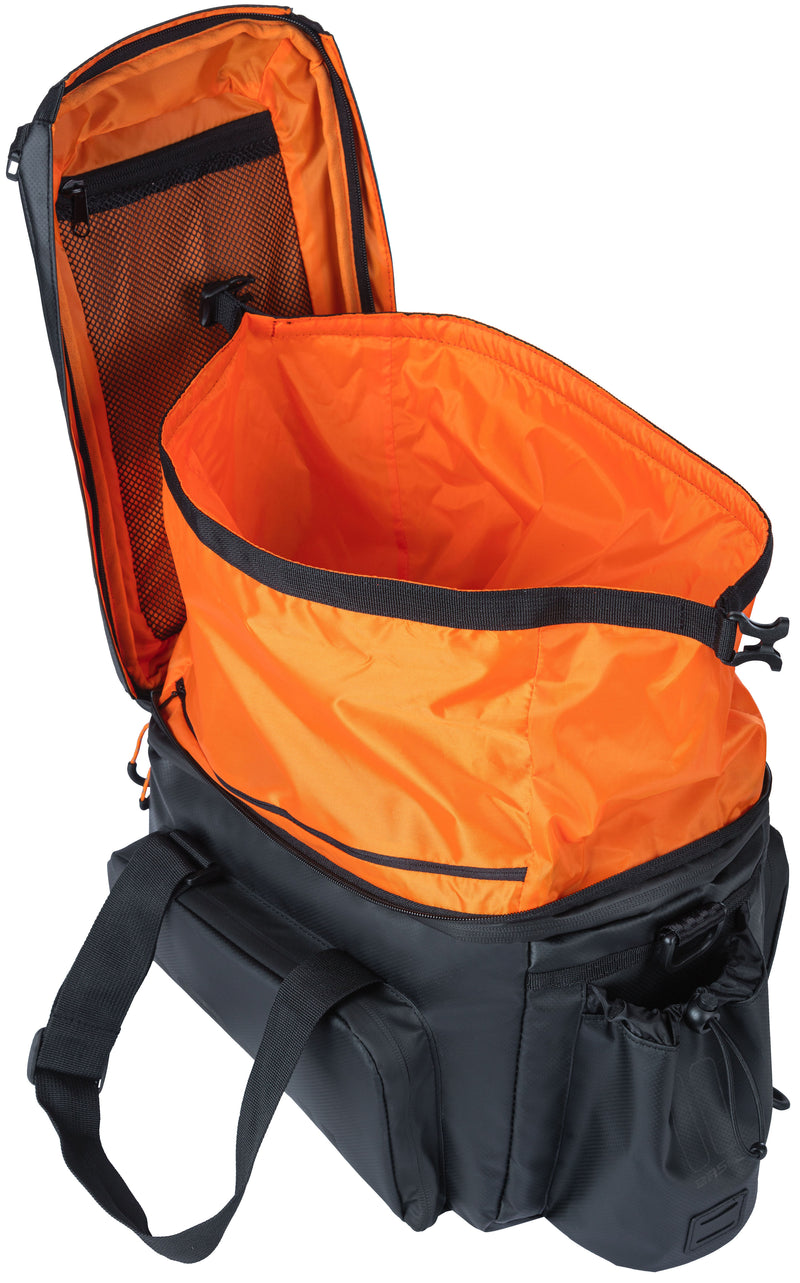 Bagagedragertas Basil Miles Tarpaulin XL Pro MIK 9-36 liter 31 x 23 x 20 cm - black orange